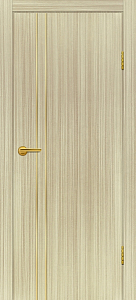 Товар Межкомнатная дверь P-20 AL золотой молдинг Эвкалипт австралийский