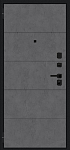 Дверь Граффити-1 Инсайд/SBlack Букле черное/Slate Art BR6223 фото