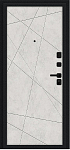 Дверь Браво Граффити-5/SBlack Slate Art/Look Art/Букле черное DIS007585 фото