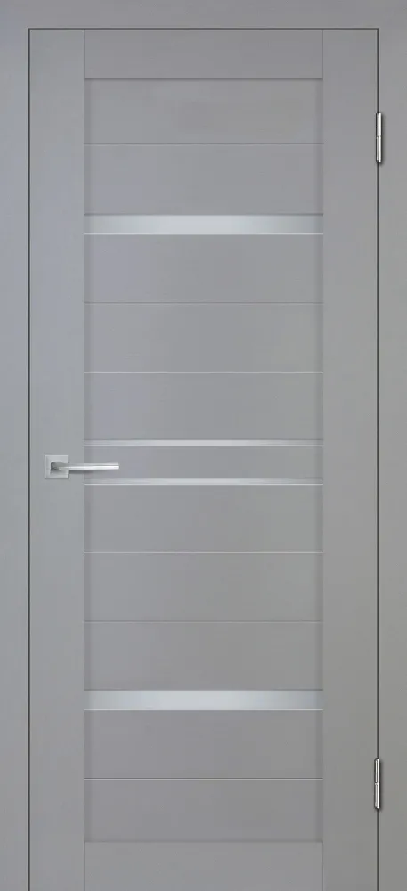 Фото Межкомнатная дверь Деко-18 nanotex soft серый тик