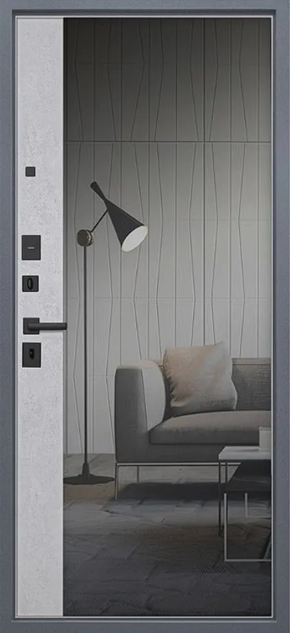 Товар Дверь Беркут Бетон Светлый С Зеркалом DIS007529