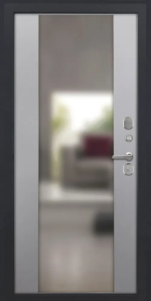 Товар Дверь ДвериПРО Термо медный антик Алиса (16мм, ПВХ Софт грей, зеркало) DPRO225794